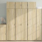 vidaXL Armoire de rangement chêne sonoma 70x42 5x225 cm