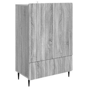 vidaXL Buffet Sonoma gris 66 x 34 5 x 97 cm Bois d'ingénierie