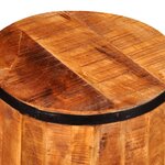 vidaXL Tabouret de bar Bois de manguier brut