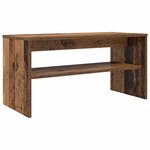 vidaXL Meuble TV Bois ancien 80 x 35 x 40 cm Bois d'ingénierie