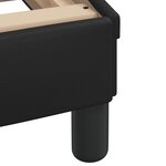vidaXL Cadre de lit sans matelas noir 180x200 cm similicuir
