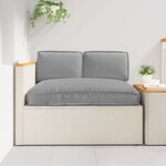 vidaXL Set de coussins de palette 3 Pièces Gris 120 x 80 x 12 cm