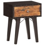 vidaXL Table de chevet 40x30x50 cm Bois de récupération massif