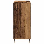 vidaXL Meuble à vinyles Bois ancien 85 x 38 x 89 cm Bois d'ingénierie