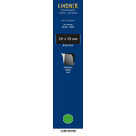 Bandes simple soudure 210 x 35 mm pour timbres-poste. Fond - Noir
