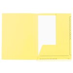 Paquet De 25 Chemises 2 Rabats Super 210 Contact - 24x32cm - Canari - X 5 - Exacompta