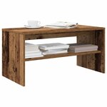 vidaXL Meuble TV vieux bois 80x40x40 cm bois d'ingénierie