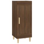 vidaXL Buffet Chêne marron 34 5x34x90 cm Bois d'ingénierie