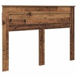 vidaXL Cadre de lit Bois ancien 140 x 190 cm Bois d'ingénierie