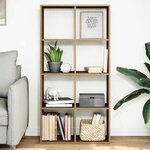vidaXL Étagère séparatrice de pièce chêne artisanal 69 5x29x137 5 cm
