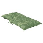 vidaXL Coussins de chaise à dossier bas lot de 6 modèle de feuille