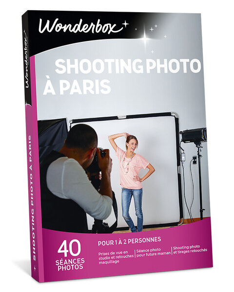 Coffret cadeau - wonderbox - shooting photo à paris