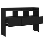 vidaXL Buffet Noir 105x30x70 cm Bois d’ingénierie