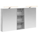 vidaXL Ensemble de Meubles de Salle de Bain 3 Pièces 130 x 14 5 x 70 cm