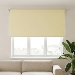 vidaXL Store enrouleur Protection UV Crème 200 x 140 cm Polyester