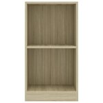 vidaXL Bibliothèque Chêne sonoma 40x24x75 cm Bois d'ingénierie