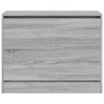 vidaXL Armoire à chaussures sonoma gris 80x34x63 cm bois d'ingénierie