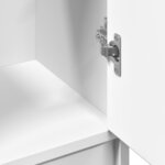 vidaXL Armoire de lavabo blanc 63x29x55 cm bois d'ingénierie