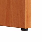 vidaXL Table d'appoint Marron cire 50 x 40 x 50 cm Bois massif en pin
