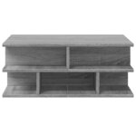 vidaXL Table basse sonoma gris 70x70x29 cm bois d'ingénierie