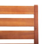 Vidaxl chaises à dîner d'extérieur 2 pièces avec coussins acacia massif