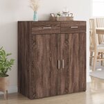 vidaXL Buffet chêne marron 80x42 5x93 cm bois d'ingénierie