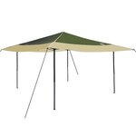 vidaXL Tente à abri 395 x 395 x 251 cm Vert tissu