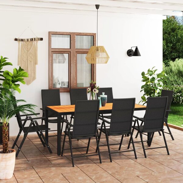 Ensemble De Bar De Balcon 3 Pcs Bois D'Acacia Massif Mobilier Patio VidaXL