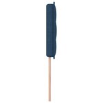 Tête de lit design lignes bleues 100 cm en tissu