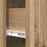 vidaXL Armoire à tiroirs Chêne artisanal 66 x 34 5 x 90 cm