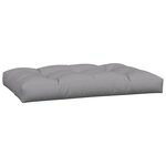 vidaXL Coussins de palette 3 Pièces gris tissu