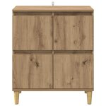 vidaXL Buffet Chêne artisanal 60 x 35 x 70 cm Bois d'ingénierie