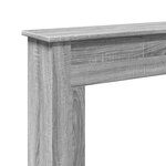 VidaXL Cadre de cheminée sonoma gris 75x20x87 5 cm bois d'ingénierie