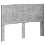 vidaXL Tête de lit Gris béton