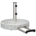 vidaXL Pied de parasol Gris 45 x 45 x 37.5 cm Granite