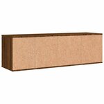 vidaXL Meuble TV chêne marron 120x34x37 cm bois d'ingénierie