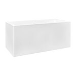 Bac à fleurs - Blanc - 59 x 30 x 29 cm - 100  recyclé