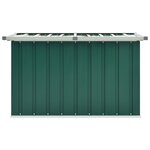 vidaXL Boîte de rangement de jardin Vert 109x67x65 cm