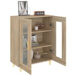 vidaXL Buffet chêne sonoma 69 5x34x90 cm bois d'ingénierie