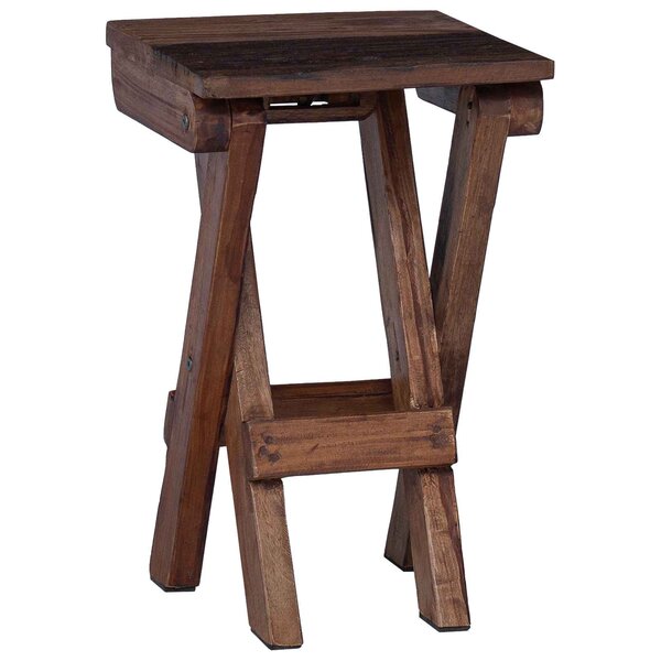 vidaXL Tabouret Naturel 30 x 30 x 48 cm Bois massif de récupération