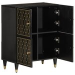 vidaXL Armoire latérale 60x33x75 cm bois massif de manguier
