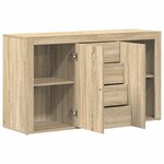 vidaXL Buffet Chêne sonoma 120 x 36 x 69 cm Bois d'ingénierie