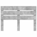 vidaXL Tête de lit Gris béton 140 cm Bois d'ingénierie