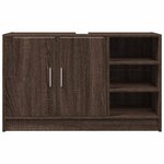 vidaXL Armoire d'évier chêne marron 90x29x55 cm bois d'ingénierie