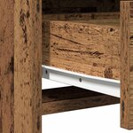 vidaXL Haut Armoire Bois ancien 40 x 41 x 135 cm Bois d'ingénierie