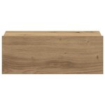 vidaXL Tables de chevet flottantes 2 Pièces chêne artisanal 40x32x15 cm
