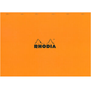Bloc ORANGE N°38 42x31,8cm 80F agrafées 80g Q.5x5 RHODIA