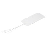 Lot de 500: Étiquette industrielle PVC blanche 100x140 mm