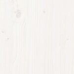 vidaXL Lit superposé triple blanc 140x200/70x140 cm bois de pin massif