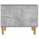 vidaXL Table basse Gris béton 49 x 50 x 40 cm Bois d'ingénierie